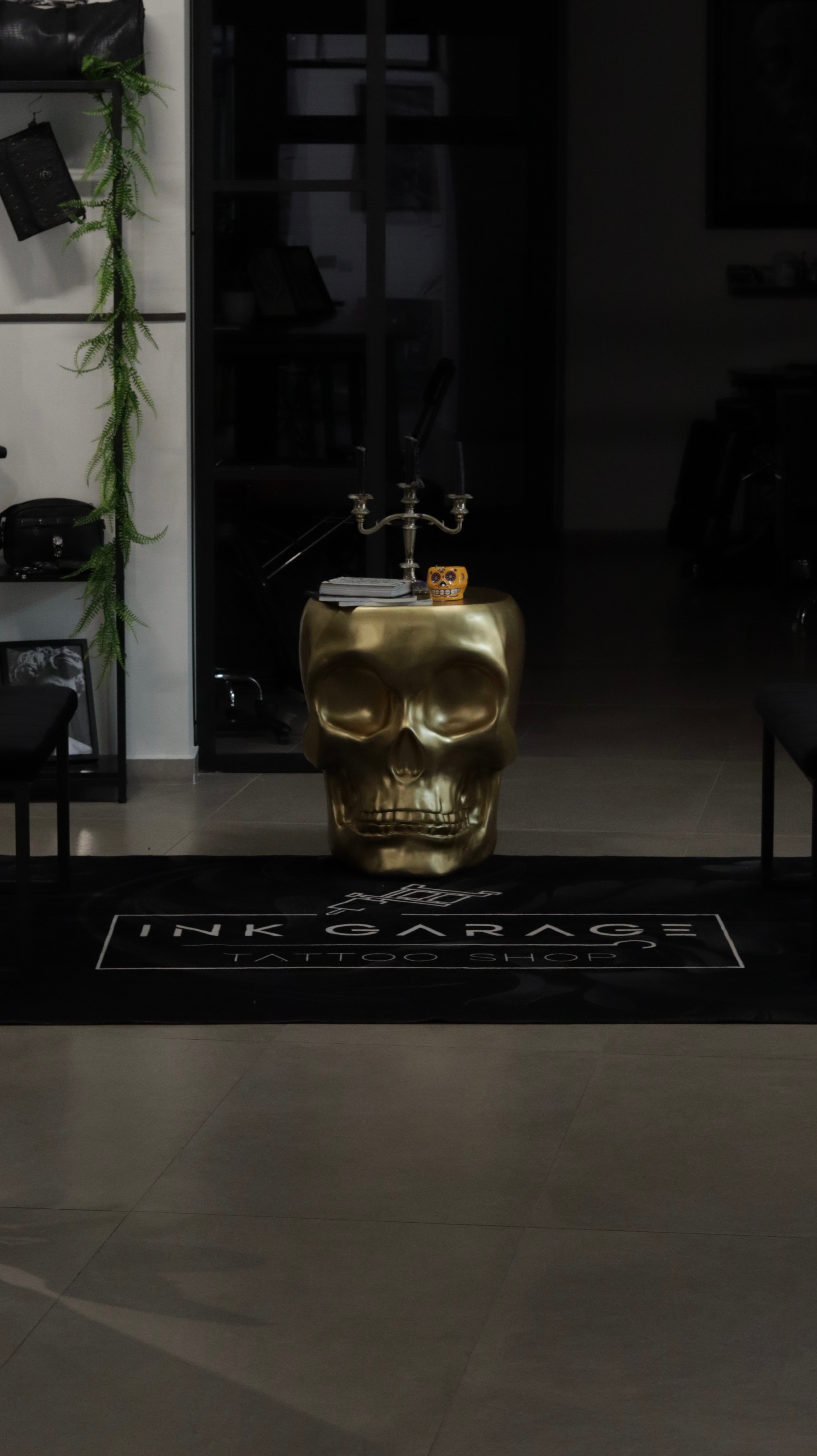 Interno dello studio Ink Garage